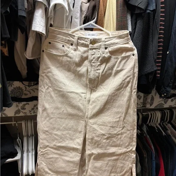 Still Here Panama skirt in bone - Picture 2 of 6